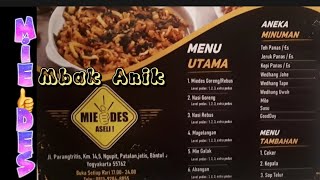 Warung MieDes Aseli-Mbak Anik,Jl.parangtritis km.14,5 Ngupit patalan-Yogyakarta #kuliner #food