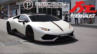 Vorsteiner kitted Huracan w/ Fi Exhaust! *Deafening*