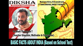 Basic Facts About India - Diksha Institute of Competitive Exams