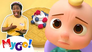 Breakfast Song | MyGo! Sign Language For Kids | CoComelon - Nursery Rhymes | ASL