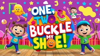 "🎵 One Two Buckle My Shoe: The Catchy Kids Nursery Rhyme You Can't Resist! 👜🎶"