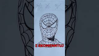 JAK NARYSOWAĆ SPIEDRMANA!? #rysowanie #zabawne #easydrawing #spiderman #marvel #drawing #shorts