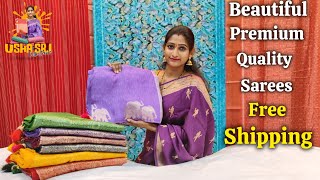 Premium Quality Sarees | Free Shipping | SareeVlogs |#sravanamasam #fancysarees #sravanamasamspecial