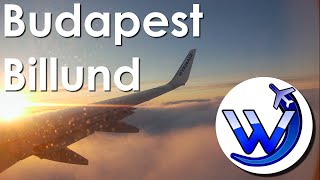 ✈ Ryanair - Sunset flight - Budapest to Billund - SP-RSI