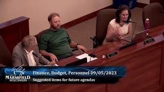 FINANCE, BUDGET & PERSONNEL COMMITTEE 9-5-2023