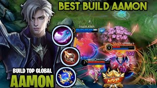 BUILD AAMON TERSAKIT TOP GLOBAL | BEST BUILD AAMON TERBARU - GAMEPLAY BUILD DAN EMBLEM AAMON