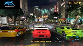 Need For Speed Underground [GameCube/Wii Emulator] Dolphin For PC Gameplay HD 60FPS 2020 ARAF XPLAY