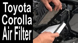 Engine Air filter Replacement On A 2019 & 2020+ Toyota Corolla