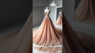 Beautiful fairy tale gown designs collection ✨#trending gown dress #fashion #partywear #viral#shorts