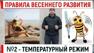 Температурный режим - золотое правило весеннего развития!