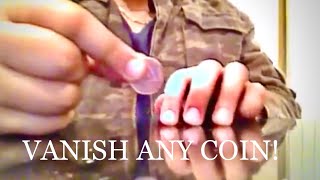 Coin Magic Trick (Vanish Any Coin)  STUNNING MIND FREAK TRICK