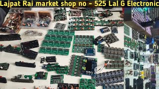 All Class D Amplifier board, lithium battery,DC motors, gear motor, Module, sensor, lights etc.