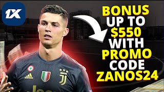 1XBET PROMO CODE . BIG BONUS UP TO 520$ FOR REGISTRATION . PROMO CODE 1XBET - ZANOS24 - 1XBET PROMO