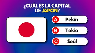 Adivina 50 CAPITALES del Mundo 🌎🚩| ¿Cuánto Sabes de GEOGRAFÍA 🧠?