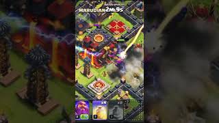 DESTROYING TH10 #clashofclans #shorts