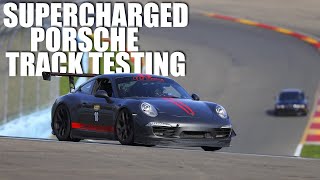 Supercharged Porsche 911rr Track testing at Watkins Glen International. RR RR Racing