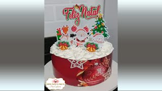 BOLO DE NATAL | decoração para iniciantes