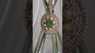 Video tutorial youtube crochet jewelry Mihaela Coca-Il mio mondo bello. #mihaelacocailmiomondobello