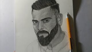 how to draw Virat Kohli complete drawing.🏏विराट कोहली की पूरी ड्राइंग कैसे बनाएं