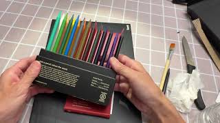 Unboxing woodless pencil and stone paper