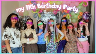 My 11th Birthday Party 🎂  💗Disco Theme💗