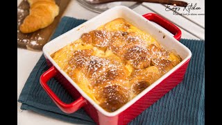 Croissant pudding