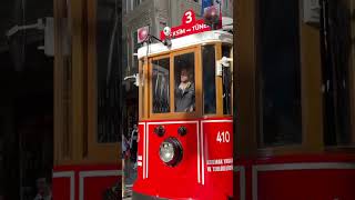 Nostalgic Tram in Istanbul 🚋 ❤️ #asmr #travel #istanbul #turkey #istiklal