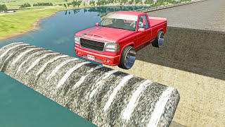 Air Speed Bumps Crashes #19 BeamNG Drive Random Cars Crashes & Fails Compilation - 200+ km/h