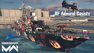 Modern Warships Gameplay | RF Admiral Basisty