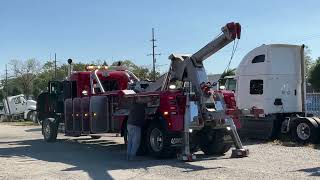 Lot #201. Peterbilt Wrecker w/ Sleeper Cab