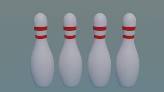 how to make a Bowling Pin in blender || Blender 3D