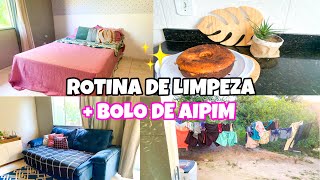 LIMPEZA DA CASA 🧹MOTIVAÇÃO DE LIMPEZA + BOLO DE AIPIM