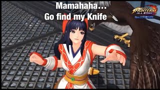 KOF ALLSTAR | KOFXV | Nakoruru | where is her Knife ? | comparative