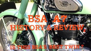 BSA A7 History & Review  is this BSA's best twin ?   4K