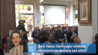 Şehit Hasan Dervişoğlu vefatının yıldönümünde dualarla yad edildi