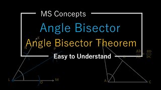 Angle Bisector | Angle Bisector Theorem