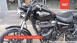 2022 New Royal Enfield Meteor 350 Stellar Black Colour | Onroad Price | Features