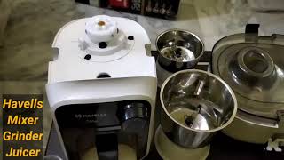 havells stilus 4 jar 500 juicer mixer grinder review & unboxing |havells mixer grinder juicer |