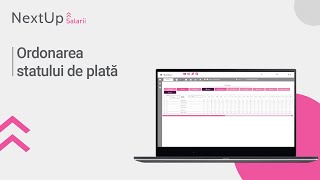 Tutorial - Ordonarea statului de plată (NextUp Salarii)