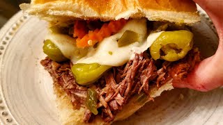 Chicago Style Italian Beef Sandwiches - Easy Crock Pot Recipe