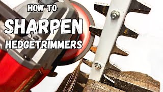 How to Sharpen & Clean Your Hedgetrimmer Blades the Easy Way