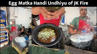 Easy Recipe for Egg Matka Handi Undhiyu by JK Fire