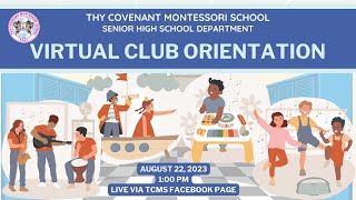 Virtual TCMS' Clubs Orientation