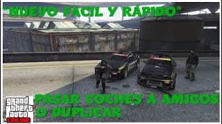 *EL MEJOR TRUCO* - TRUCO PARA PASAR COCHES A AMIGOS O DUPLICAR CARROS MASIVAMENTE -  GTA 5 ONLINE