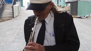 "Bach" on Steel Clarinet by Scott Shetler (Hot Tamale Brass Band) Fenway Park -"The Bullpen"  5/2/24