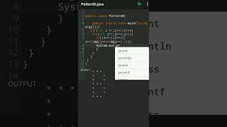 Pattern 'B' - java Programming   #javapattern #java  #javaprogramming #coding #pyramidpattern