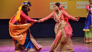 Radha aur Krishna - Part 2 | Kathak stage performance | Guru Ruchi Sharma's Annual day dance video