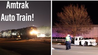 Amtrak P052 Train Vs Truck Crash In Goose Creek, SC! (Crash Not On Camera)