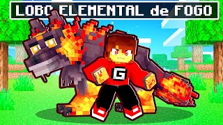 GUIHH se TORNOU UM LOBO ELEMENTAL de FOGO no Minecraft