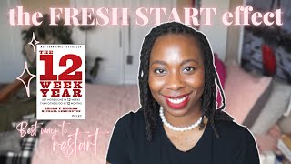 HOW TO RESET AT ANYTIME | Use the 12 Week Year method to ACHIEVE your LIFE GOALS